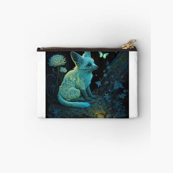 Item preview, Bioluminescent Fox designed and sold by Solace Sparkles.