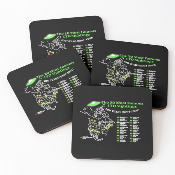 Item preview, 20 Most Famous UFO Sightings designed and sold by PeaceRosePress.