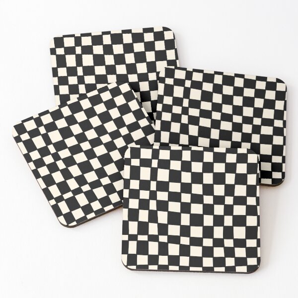 Item preview, Black - Cream Checkered Pattern designed and sold by L-Designz.
