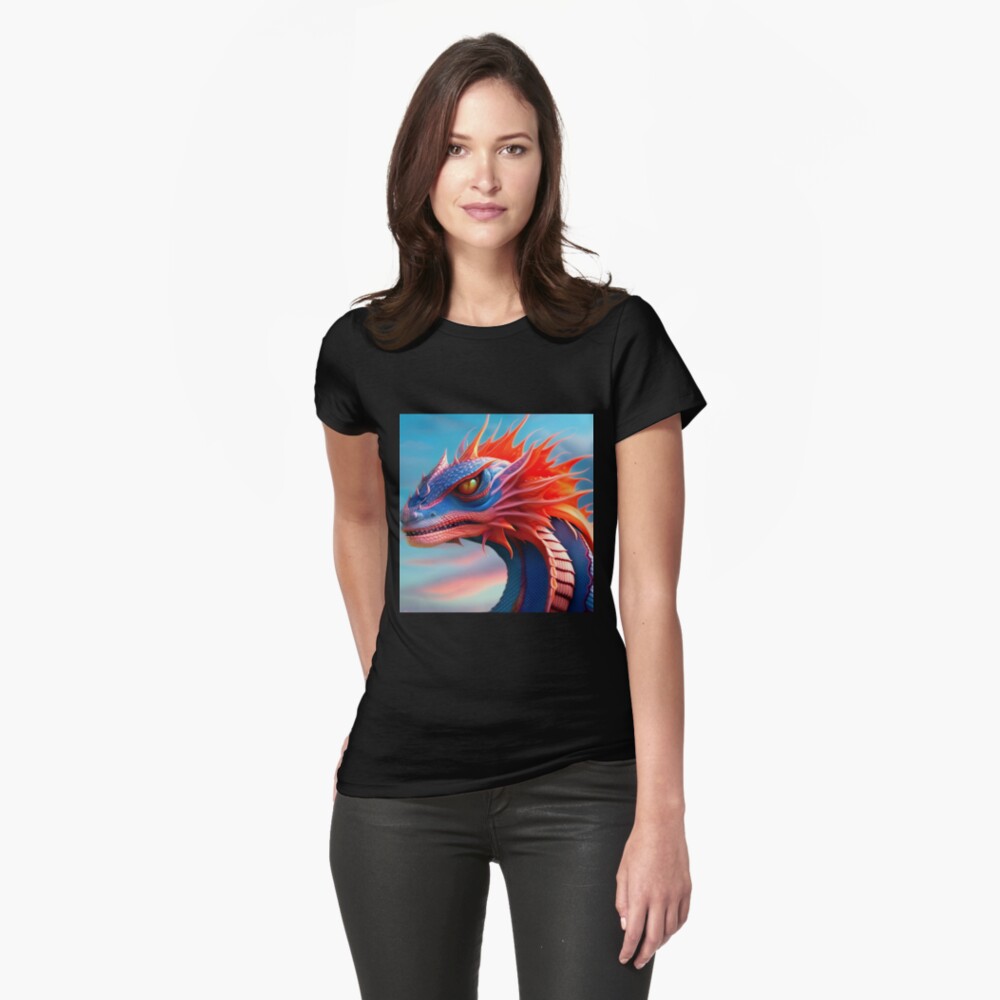 Item preview, Fitted T-Shirt designed and sold by dragynrain.