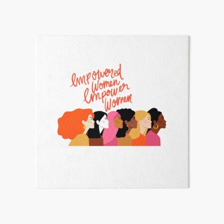 Empowered Women Empower Women - International Women's Day Orange Mouse Pad  for Sale by CraftyBitchHK