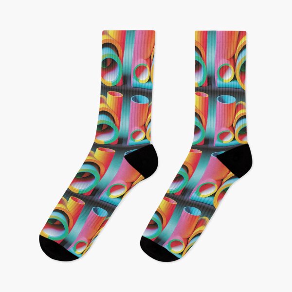 Item preview, Pastel Tunnel Memphis Style 80's Design designed and sold by Tanis-Tweedale.