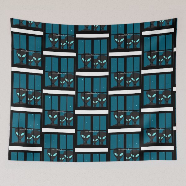 Item preview, Aliens in the Window designed and sold by PeaceRosePress.