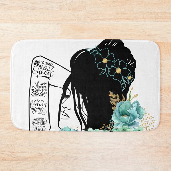 Item preview, NURSE TATOO PRINCESS FLORAL designed and sold by wildwhimsical.