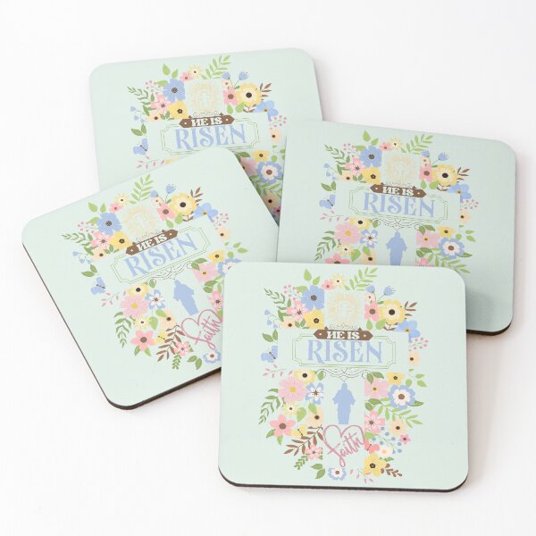 Item preview, Floral He is Risen Christian Easter designed and sold by Bright76.