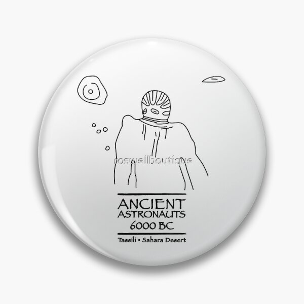 Item preview, Ancient Astronauts Tassili 6000 BC designed and sold by PeaceRosePress.