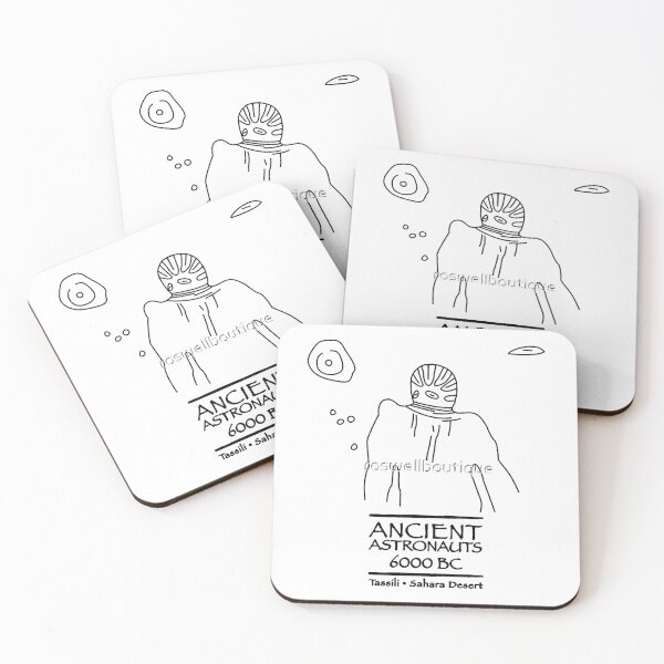 Item preview, Ancient Astronauts Tassili 6000 BC designed and sold by PeaceRosePress.