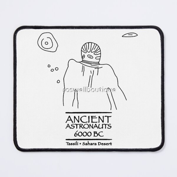 Item preview, Ancient Astronauts Tassili 6000 BC designed and sold by PeaceRosePress.