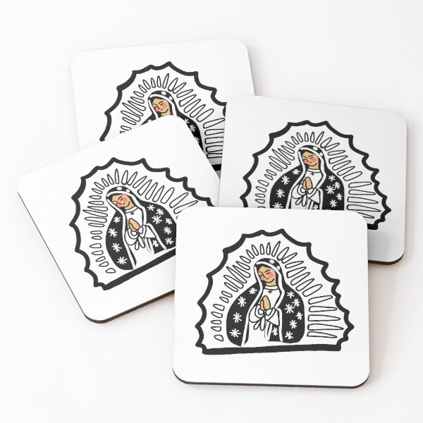 Item preview, Virgen de Guadalupe black and white  designed and sold by El Brown Mercado.