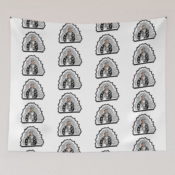 Item preview, Virgen de Guadalupe black and white  designed and sold by El Brown Mercado.