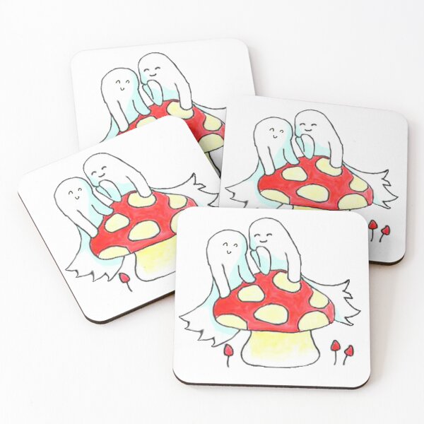 Item preview, Mushroom Ghosts designed and sold by vicksycat.