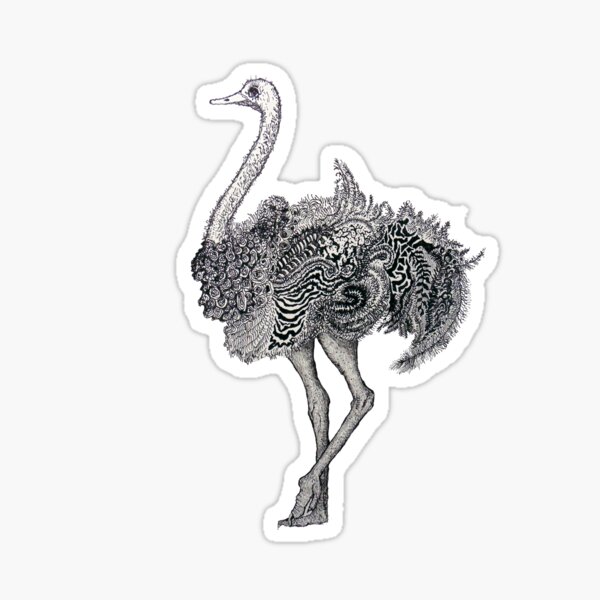Item preview, Ostrich designed and sold by Kuhtina.