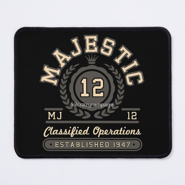 Item preview, MAJESTIC 12, ESTD 1947 (SEPIA) designed and sold by PeaceRosePress.