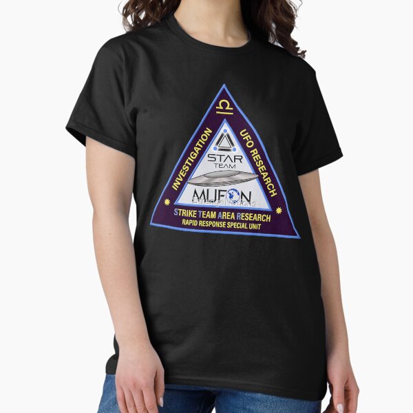 Item preview, MUFON (Mutual UFO Network) Triangular Star Team Patch Artwork designed and sold by PeaceRosePress.