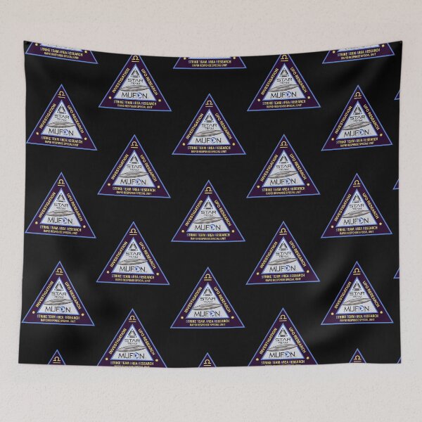 Item preview, MUFON (Mutual UFO Network) Triangular Star Team Patch Artwork designed and sold by PeaceRosePress.