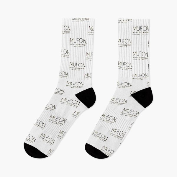 Item preview, Mufon black logo Long designed and sold by PeaceRosePress.