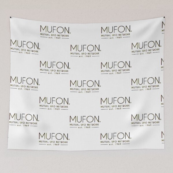 Item preview, Mufon black logo Long designed and sold by PeaceRosePress.