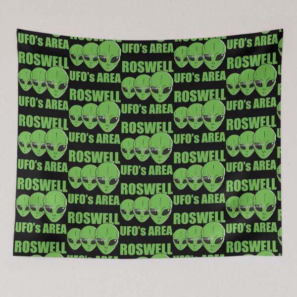 Item preview, Roswell UFOs Area designed and sold by PeaceRosePress.