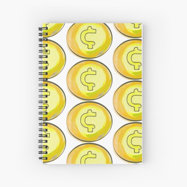coin money Spiral Notebook