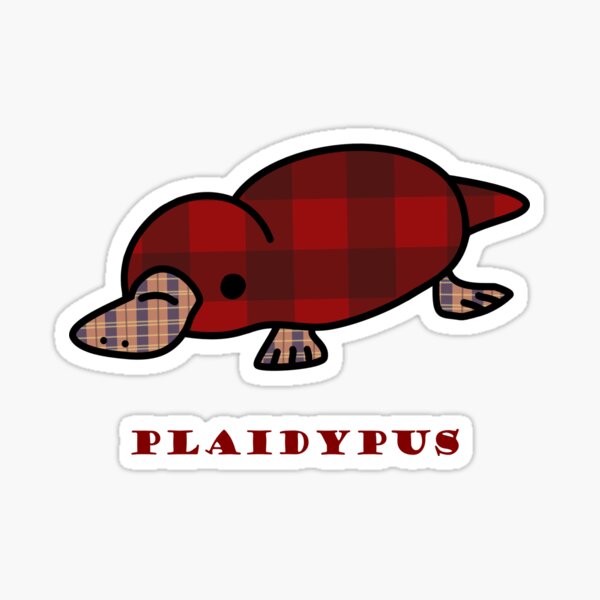 Item preview, Plaidypus designed and sold by swankytim.