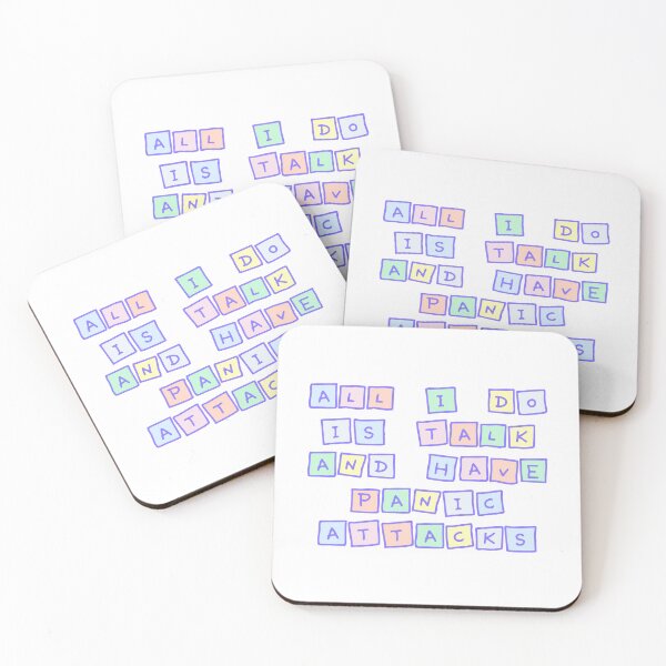 Item preview, All I do is talk and have panic attacks  designed and sold by PeachyPeonies.