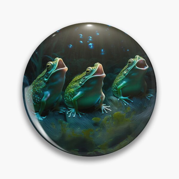 Item preview, Bioluminescent Frogs designed and sold by Solace Sparkles.