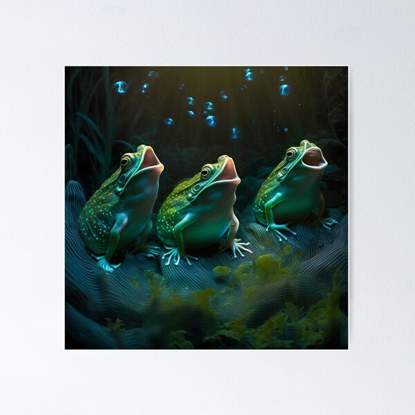 Singing Frogs Wall Art for Sale