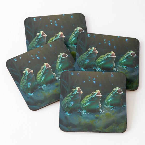 Item preview, Bioluminescent Frogs designed and sold by Solace Sparkles.