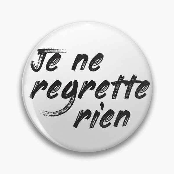 Item preview, Je ne regrette rien designed and sold by koali333.