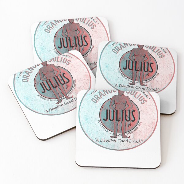 Item preview, Antique Orange Julius Devil Mascot Metal Sign designed and sold by stephenarthuge.