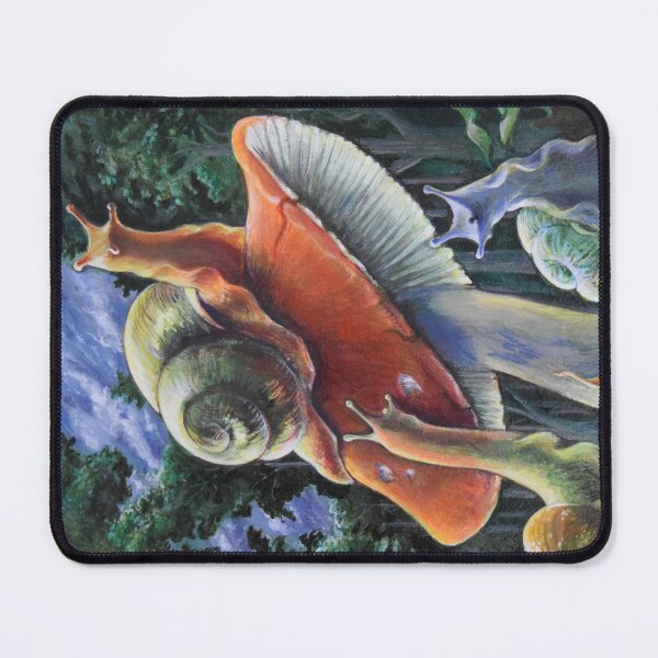 Item preview, Snails Taking Turns on Mushroom designed and sold by RJKpoyp.