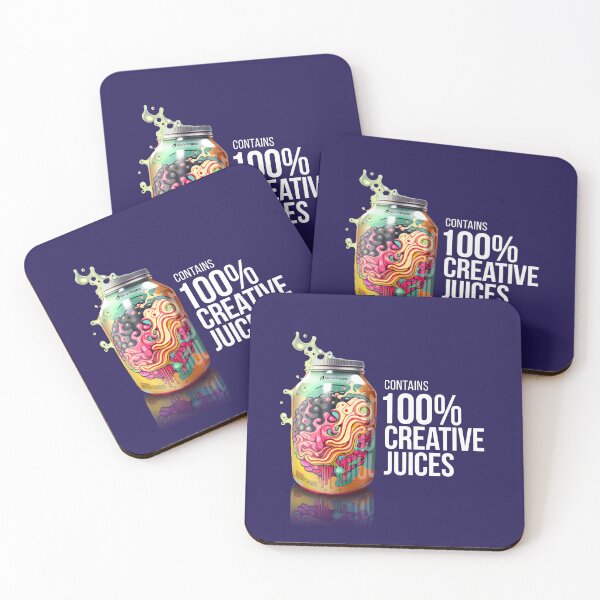 Item preview, Contains 100% Creative Juices - for Creatives, Artists and Content Creators! designed and sold by ArtificialEye.