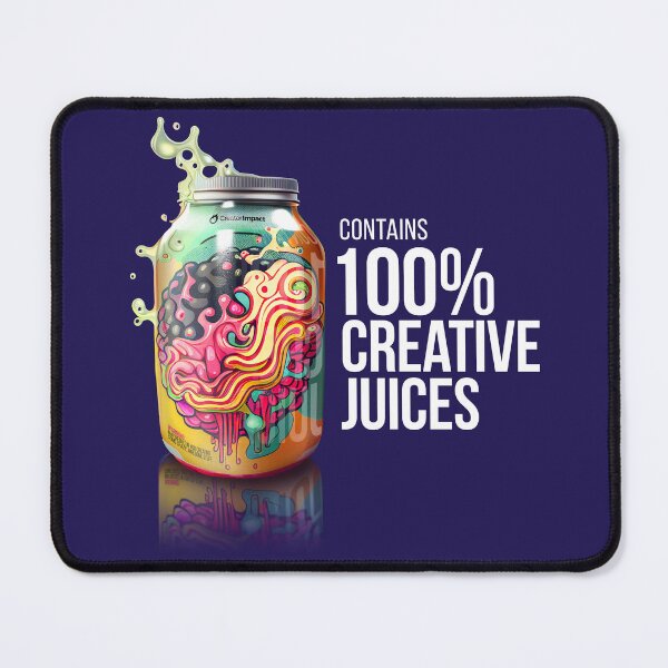 Item preview, Contains 100% Creative Juices - for Creatives, Artists and Content Creators! designed and sold by ArtificialEye.