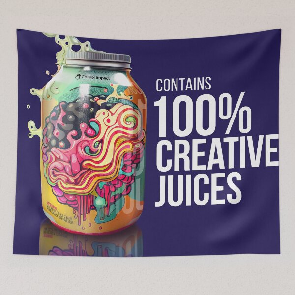 Item preview, Contains 100% Creative Juices - for Creatives, Artists and Content Creators! designed and sold by ArtificialEye.