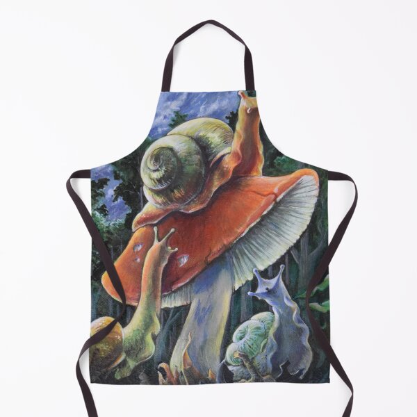 Item preview, Snails Taking Turns on Mushroom designed and sold by RJKpoyp.