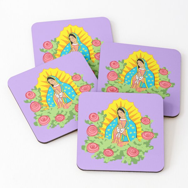 Item preview, Virgen de guadalupe with roses designed and sold by El Brown Mercado.