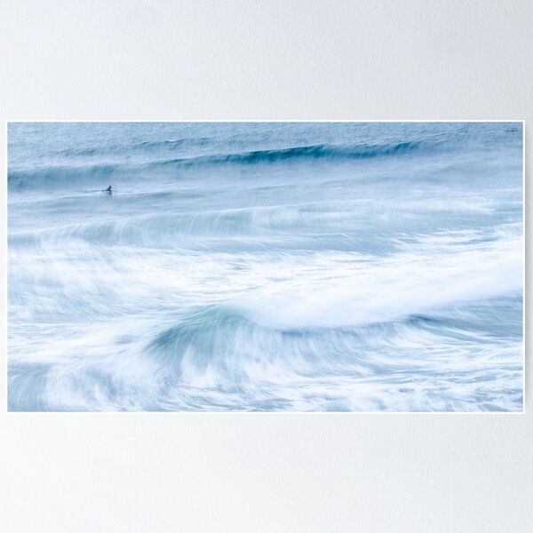 Ocean in Motion, Image 3, Nature, beach, San Diego Poster