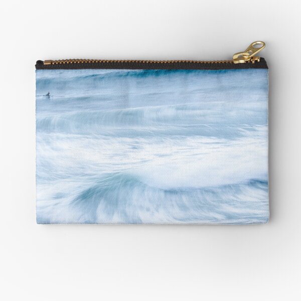 Ocean in Motion, Image 3, Nature, beach, San Diego Zipper Pouch