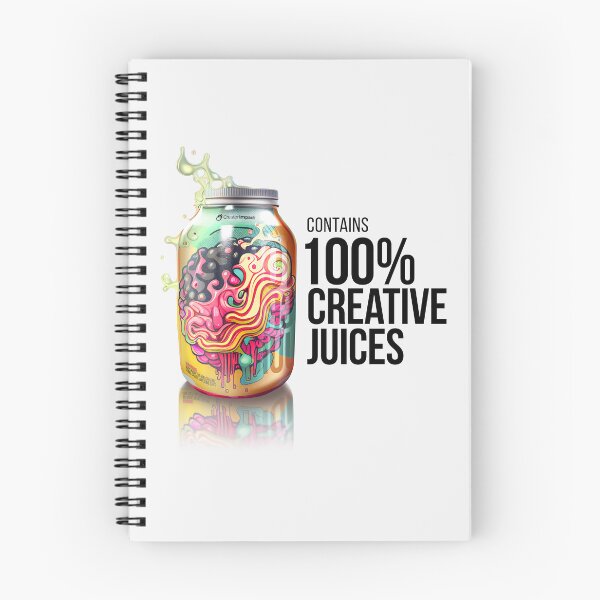 Item preview, Contains 100% Creative Juices - for Creatives, Artists and Content Creators! designed and sold by ArtificialEye.
