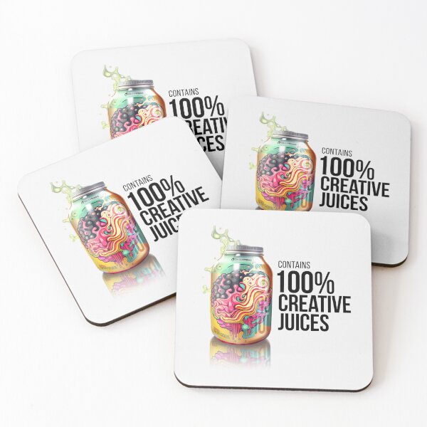 Item preview, Contains 100% Creative Juices - for Creatives, Artists and Content Creators! designed and sold by ArtificialEye.