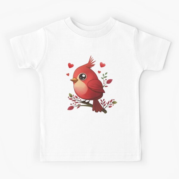 Cardinal Tribal Design Colored | Kids T-Shirt