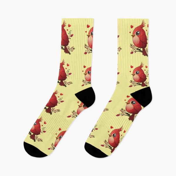 Item preview, Lovey-Dovey Red Cardinal Yellow designed and sold by Anicue.