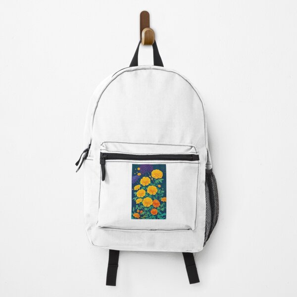 Item preview, Marigold flower artwork designed and sold by GroovyDino.