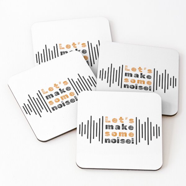 Item preview, Lets make some noise, funny text design, cool, funny, inspirational, gift for musician, dj, music lover designed and sold by wondertree.