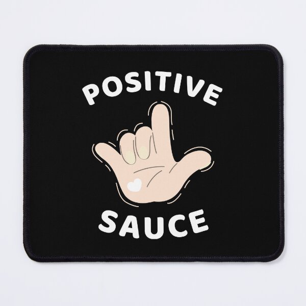 Aperçu de l'œuvre T-shirt sauce positive créée et vendue par MadeToExpress.