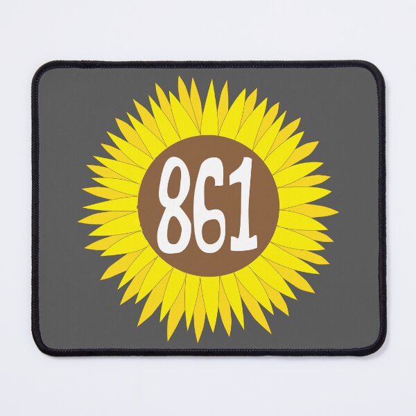 Item preview, Hand Drawn Illinois Sunflower 861 Area Code designed and sold by itsrturn.