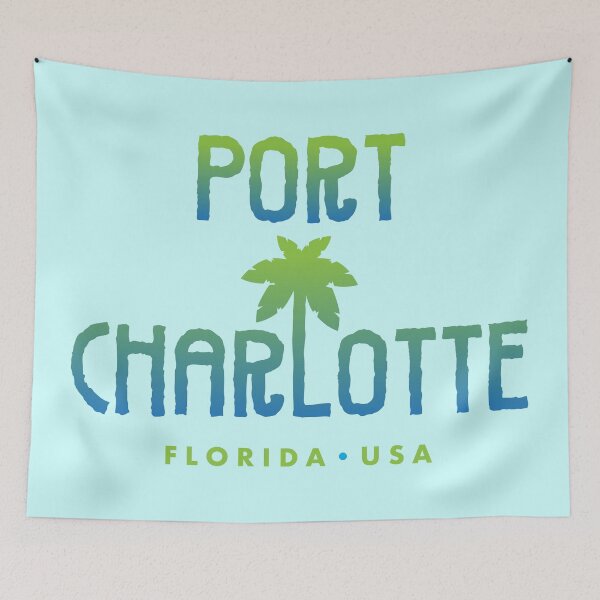 Item preview, Port Charlotte Florida Palm Tree Design designed and sold by Futurebeachbum.