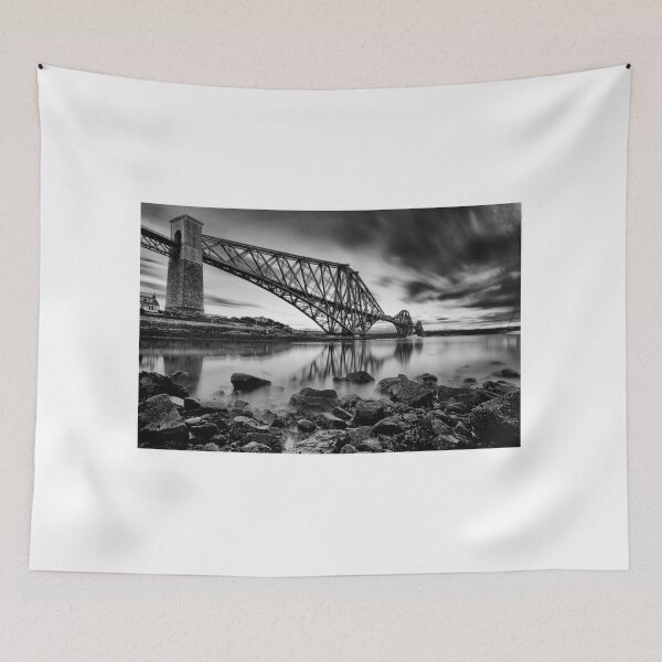 Item preview, The Rail Bridge Black & White designed and sold by Bryan Hynd.