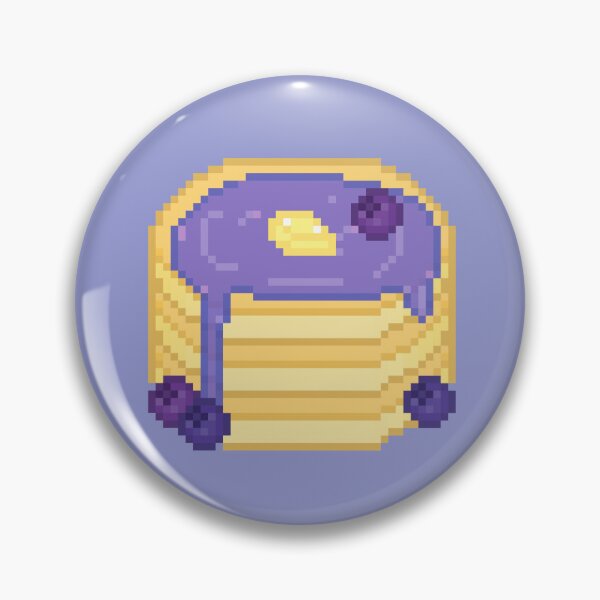 Item preview, pixel blueberry pancakes designed and sold by autumnalmanac.