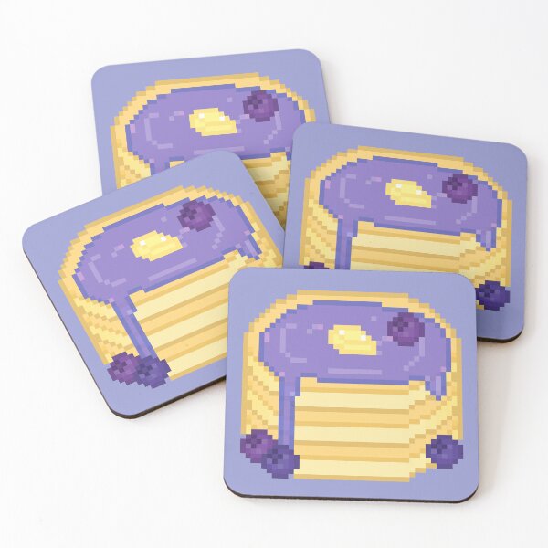 Item preview, pixel blueberry pancakes designed and sold by autumnalmanac.